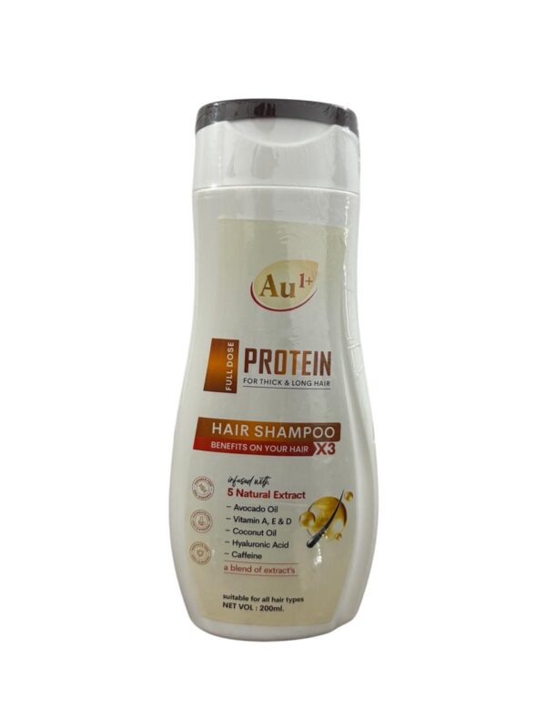 Anti dandruff shampoo with protein