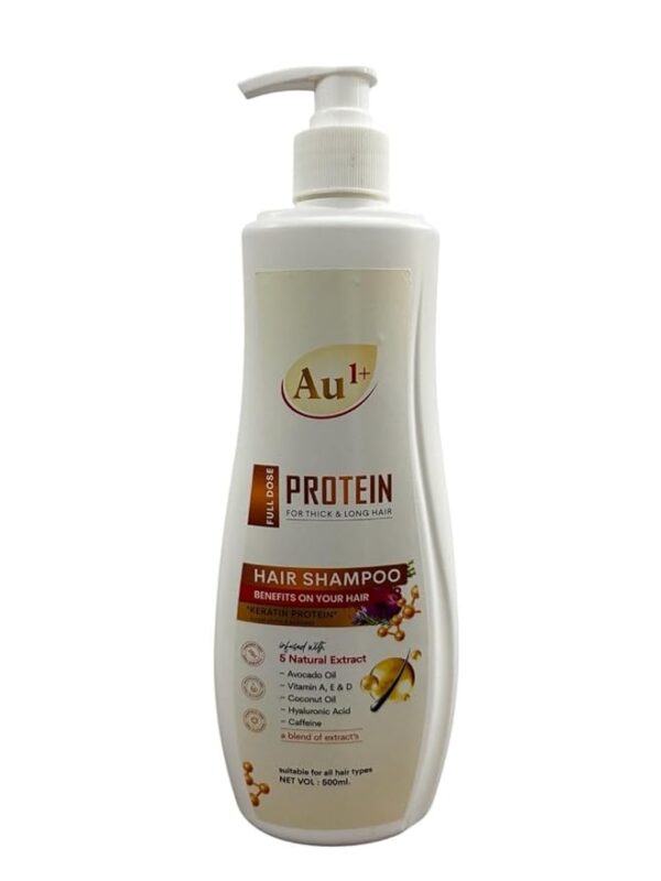 AURINIA WELLNESS Full dose protein shampoo for thick & long shiny hair 500ml